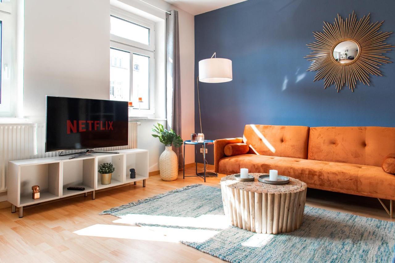 Stilvolles Apartment - Balkon, Netflix, Nespresso, Zentral, Messe เคมนิตซ์ ภายนอก รูปภาพ